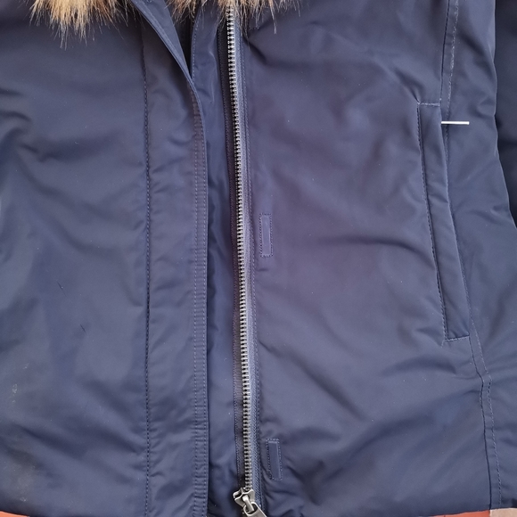 Babaton Lindon Down PARKA in navy - Picture 8 of 14